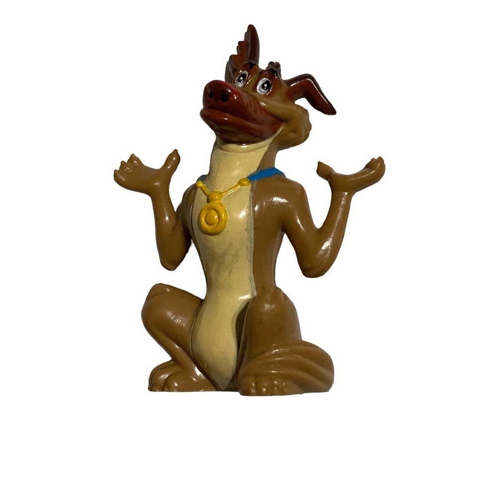 Vintage 1989 All Dogs Go To Heaven Charlie Barkin Dog PVC Toy Figure 3 1/4"